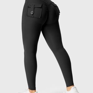 Women's Black Leggings with Pockets